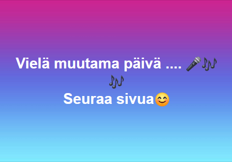 vielä muutama pivä